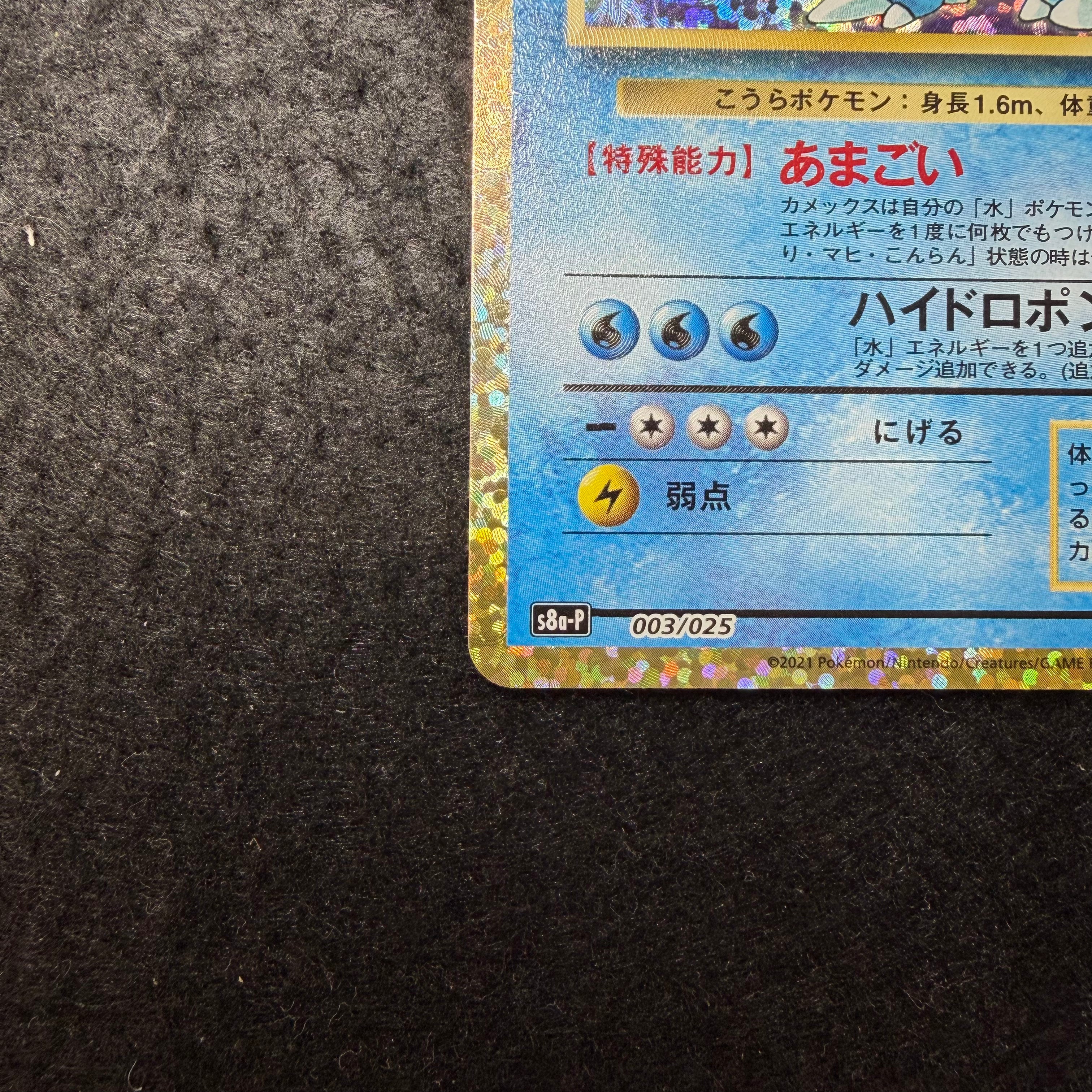 カメックス(25th)【P】{003/025} [S8a-P] 2-040