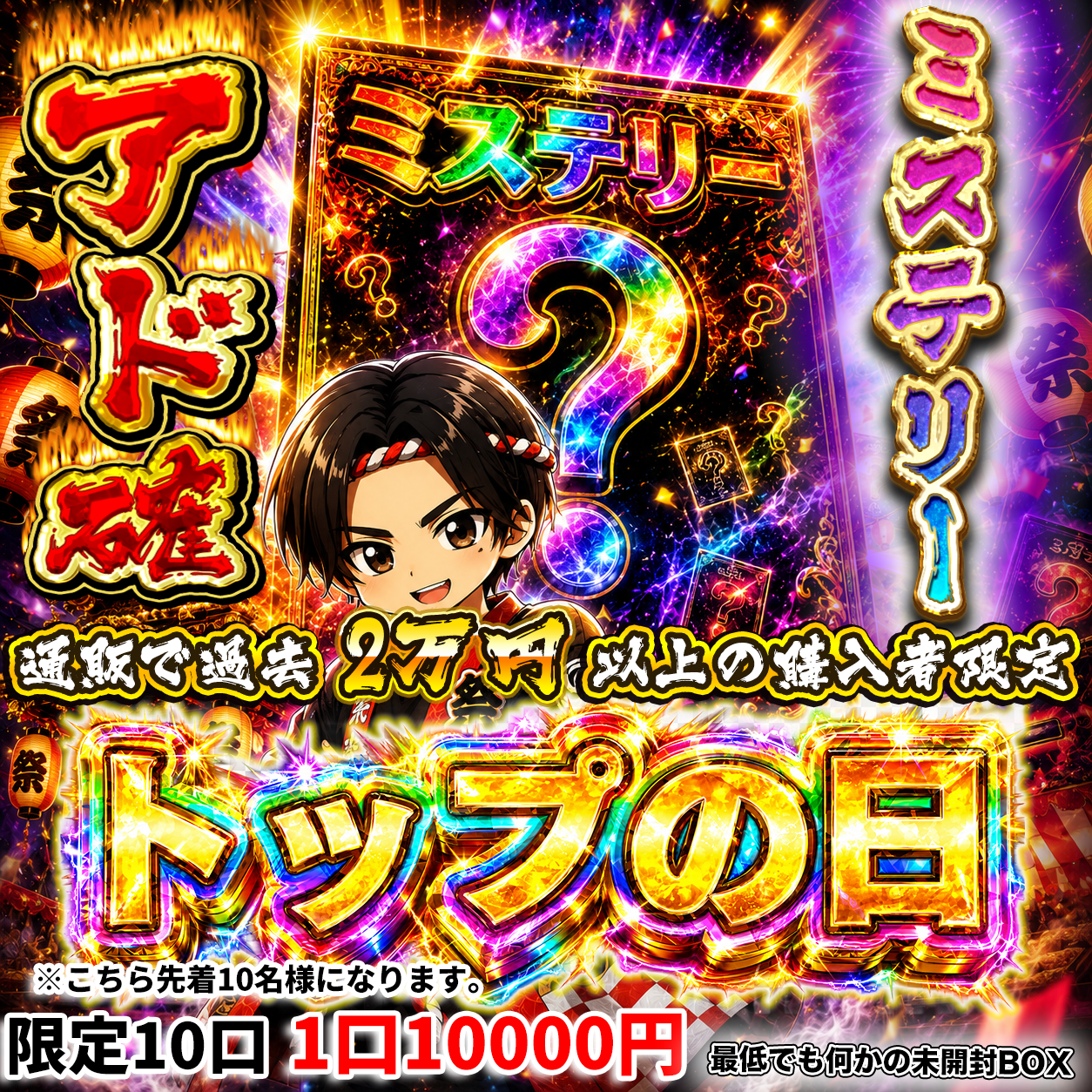 【トップの日】ミステリーアド確